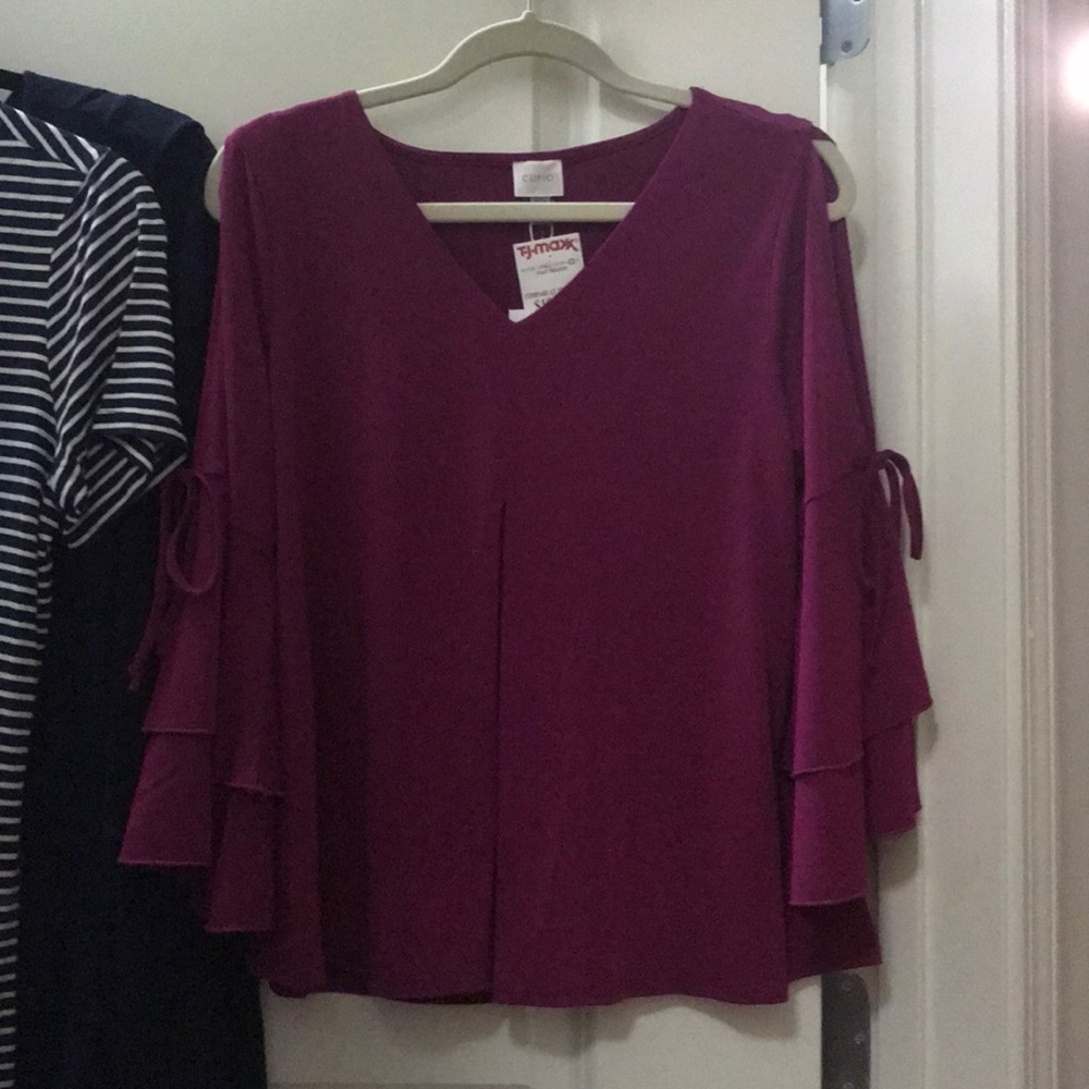 Purple shirt great for work